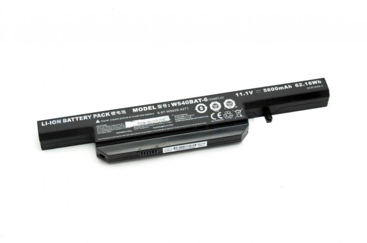 Clevo W550SU1 Battery 62.16Wh 5600mAh 6-Cell - Click Image to Close