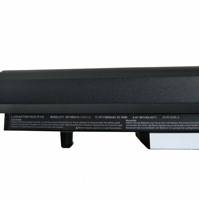 Clevo W110BAT-6 Battery 62.16Wh 5600mAh 6-Cell