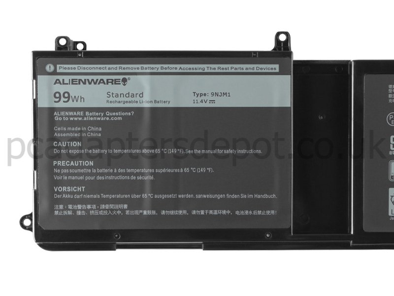 99Wh 6-Cell Dell Alienware 17 R5 P31E002 Battery