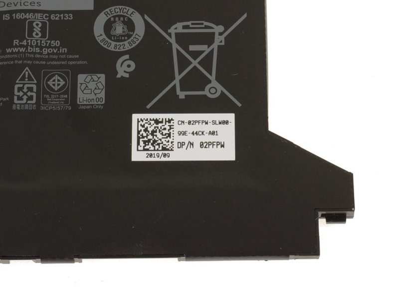 Battery Dell Latitude 7400 P100G P100G001 3500mAh 42Wh