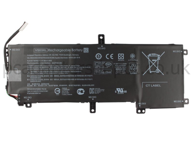 HP Envy 15-as100ns 15-as110tu Battery 52Wh 4350mAh