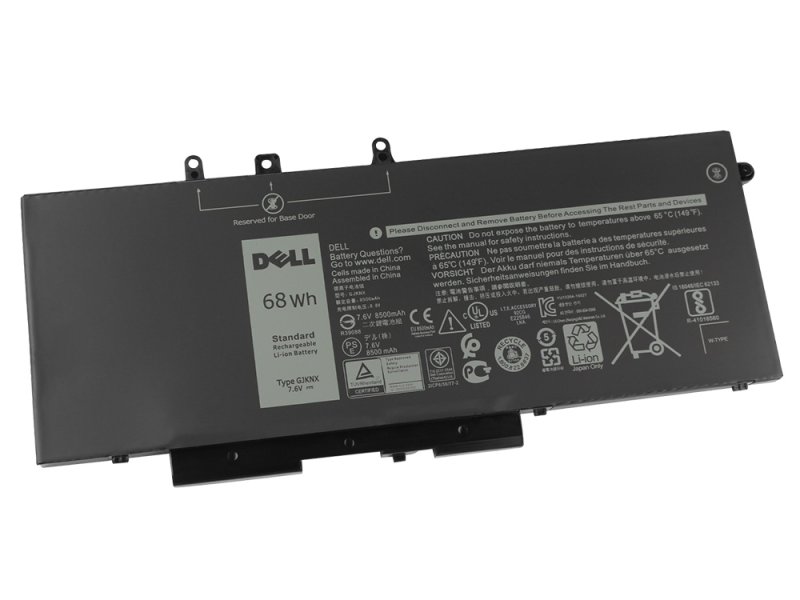 8500mAh 68Wh 4 Cell Dell FPT1C Battery