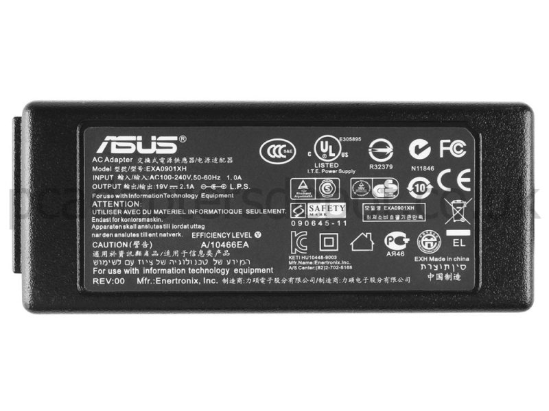 40W Asus Eee PC VX6S-BLK049M AC Adapter Charger + Free Cord