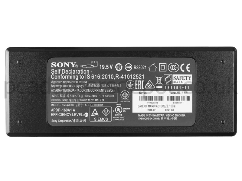 101W Sony ACDP-100D01 APDP-100A1 A Charger AC Adapter + Cord