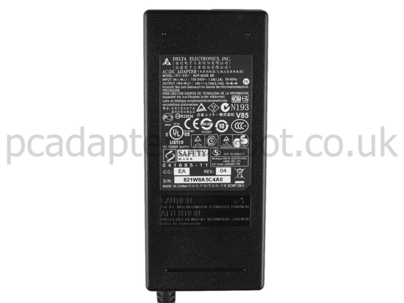 Clevo 6-51-W76T2-010 AC Adapter Charger 90W