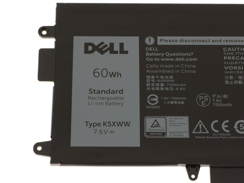 7890mAh 60Wh Battery Dell Latitude 7390 2-in-1