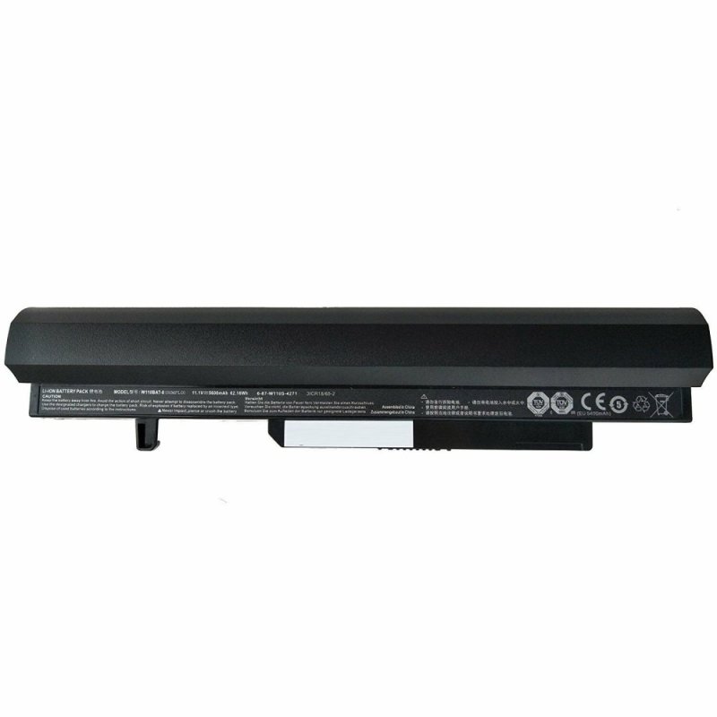Clevo W110BAT-6 Battery 62.16Wh 5600mAh 6-Cell