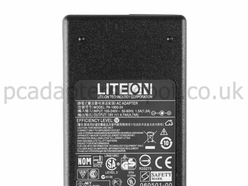 LiteOn PA-1900-04I2 AC Adapter Charger 90W