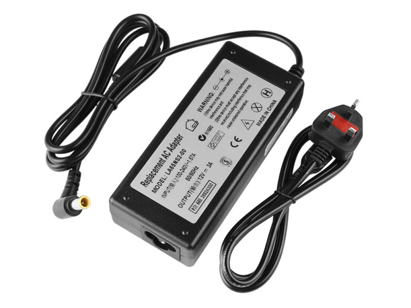 36W Samsung SyncMaster PX2370 XL2270 XL2370 AC Adapter Charger