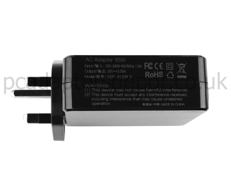 65W Lenovo Ideapad 330S-15ARR 81FB006YGE Charger AC Adapter