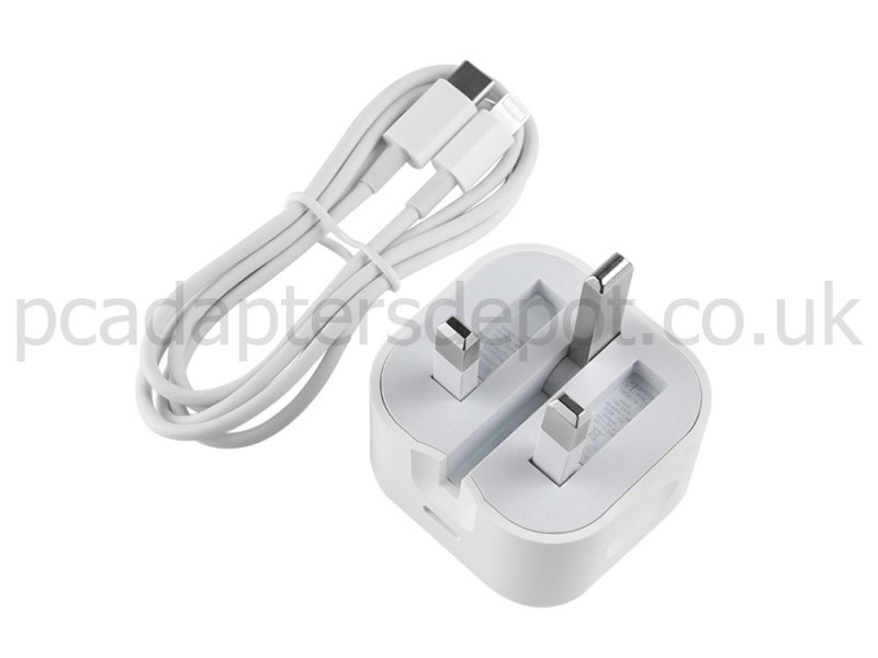 20W USB-C PD Lightning iPhone 12 and 12 mini MGJ63FS/A Power Adapter Charger