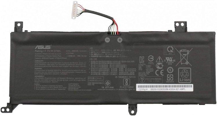 Battery Asus VivoBook 15 F512DA-RS51 4805mAh 37Wh - Click Image to Close
