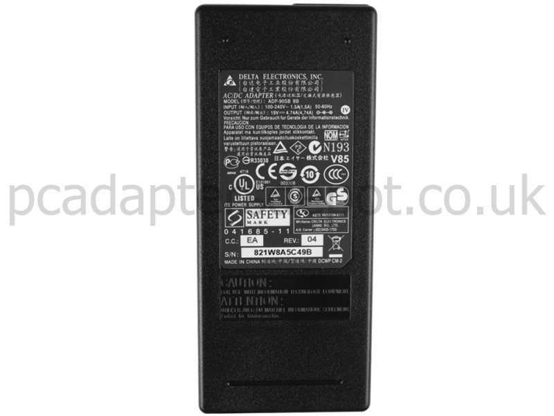 90W MSI A4000-069US A4000-078US AC Adapter Charger Power Cord