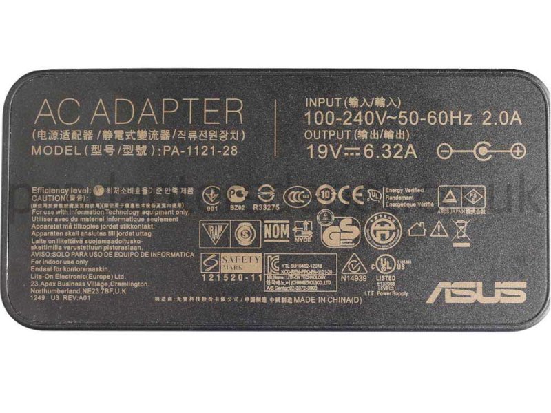 120W Asus SimPro Dock AC Adapter Charger + Free Cord