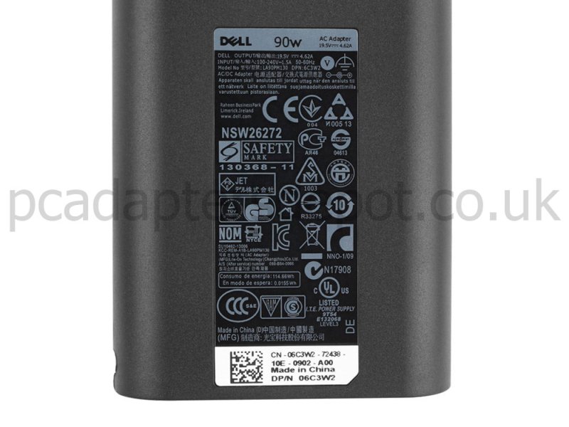 Dell Inspiron 13 5370 AC Adapter Charger 90W