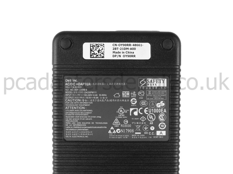 330W Dell Alienware 17 R6 2018 Charger AC Adapter + Free Cord