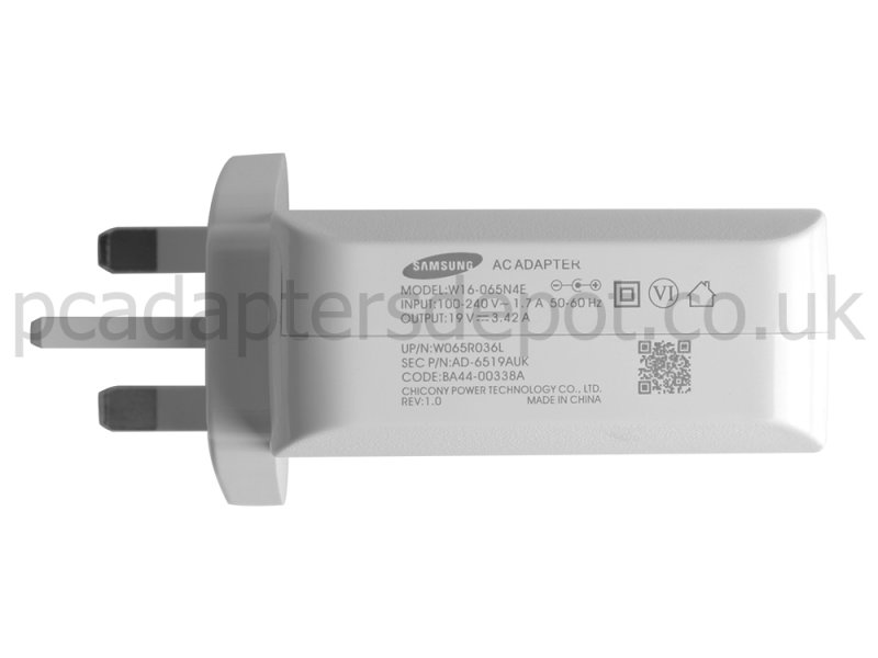 65W Samsung NP930XCJ NP930XCJ-K01US AC Adapter Charger