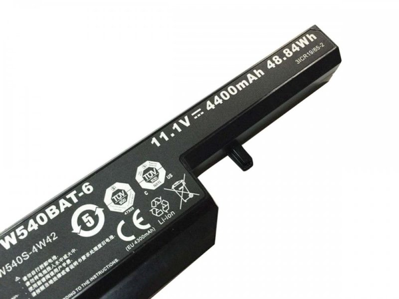Clevo 6-87-W540S-427 Battery 48.84Wh 4400mAh 6-Cell