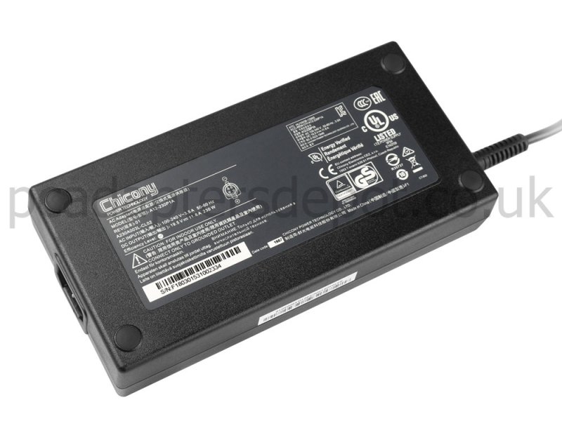 230W MSI GT75 Titan 8RF-044BE Charger AC Adapter + Free Cord