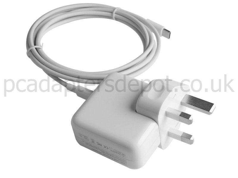 30W USB-C Power Adapter Charger Apple MacBook MK4N2F/A + Free Cable