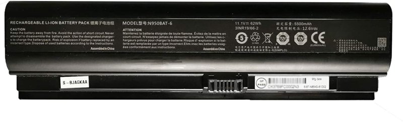 Battery Hasee TX8 TX9 TX7 5500mAh 62Wh