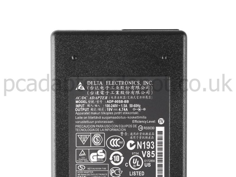 90W Schenker MT2 QMB5 QVM5 VM5 VM6 AC Adapter Charger Power Cord