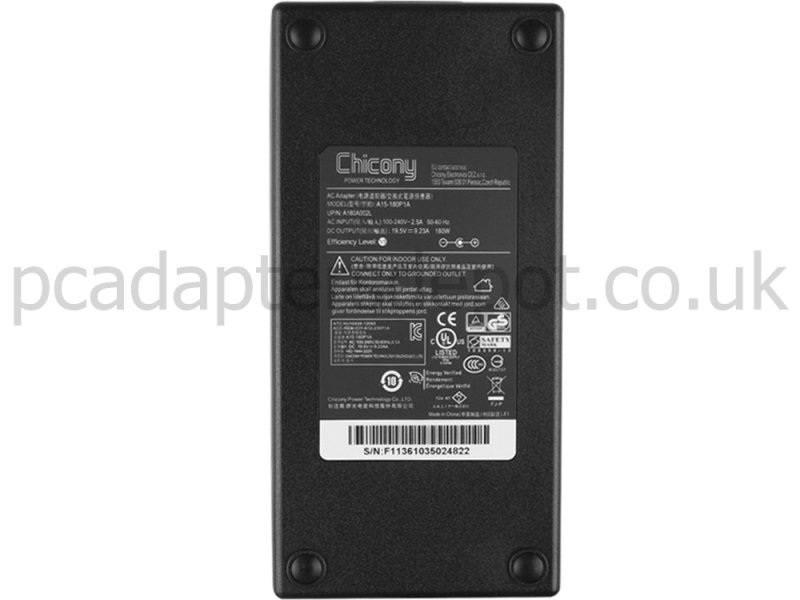 180W MSI GS65 Stealth 9SD-433BE Adapter Charger + Free Cord