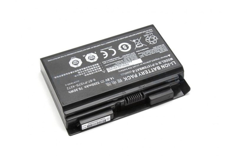 Clevo 6-87-P157S-4272 Battery 76.96Wh 5200mAh 8-Cell