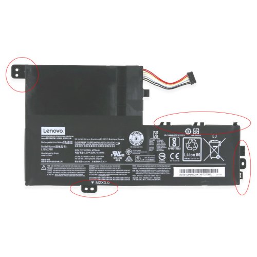 Battery Lenovo Yoga 520-14IKB 80X800QFBM 4670mAh 35Wh