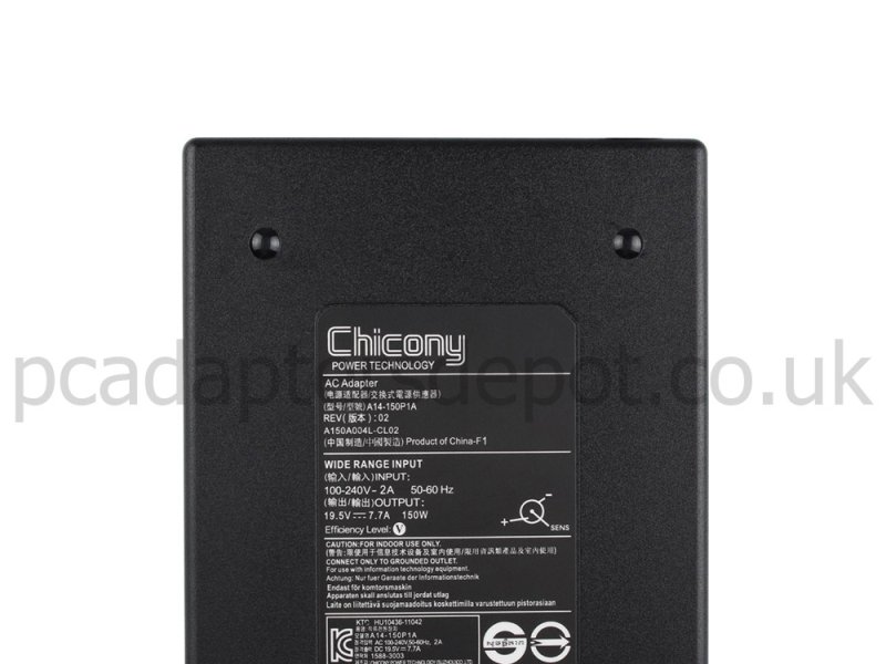 150W MSI MS-1773 AC Adapter Charger + Power Cord