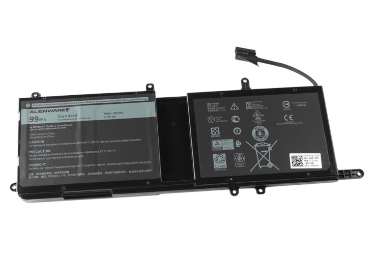 99Wh 6-Cell Dell 9NJM1 09NJM1 MG2YH 01D82 Battery - Click Image to Close