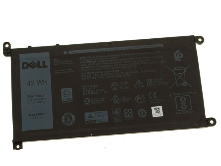 42Wh 3-Cell Dell Chromebook 11 3189 P26T001 Battery - Click Image to Close