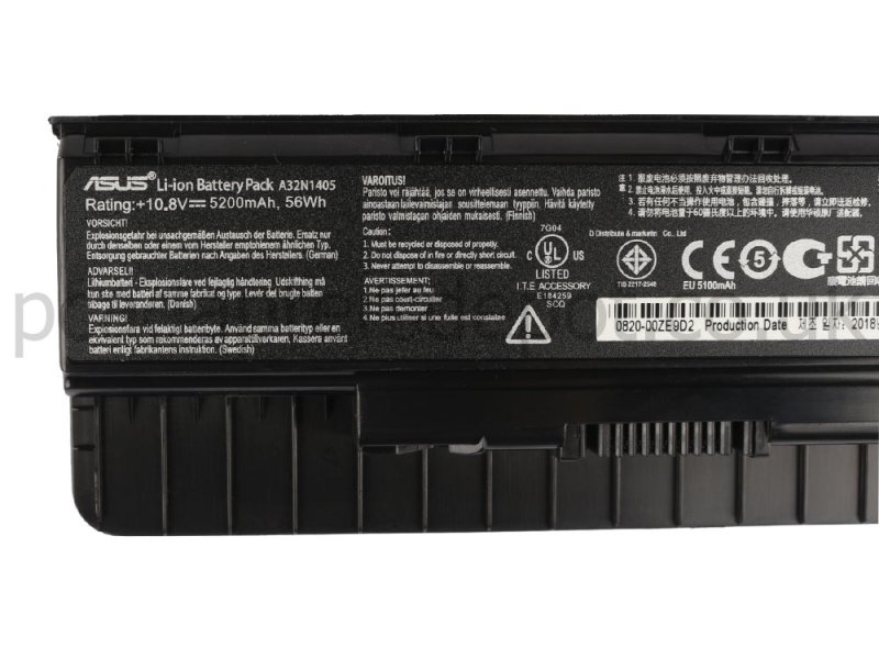5200mAh 56Wh 6 Cell Asus ROG G551JX-DM218H Battery
