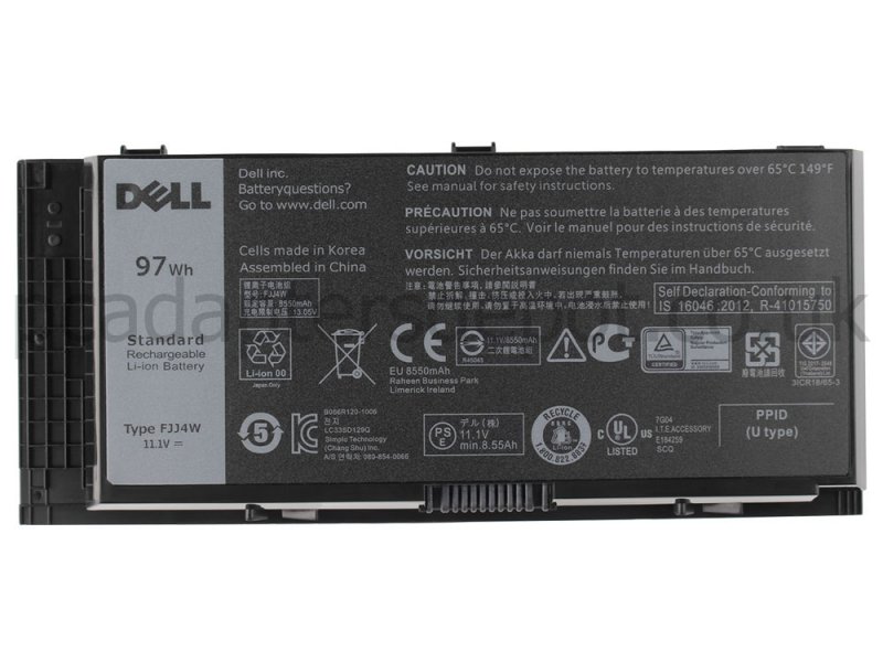 Dell Precision M6800-4416 Battery 97Wh