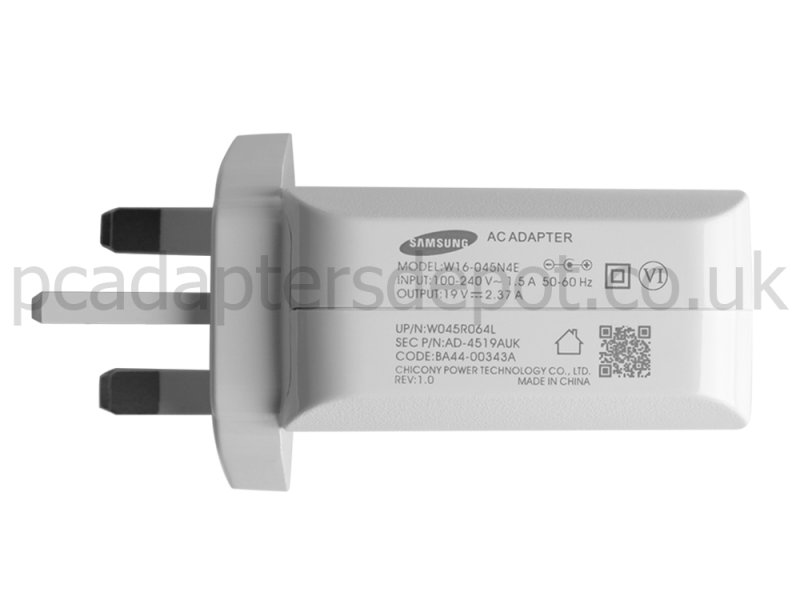 45W Samsung NP532U3C Series 5 AC Adapter Charger