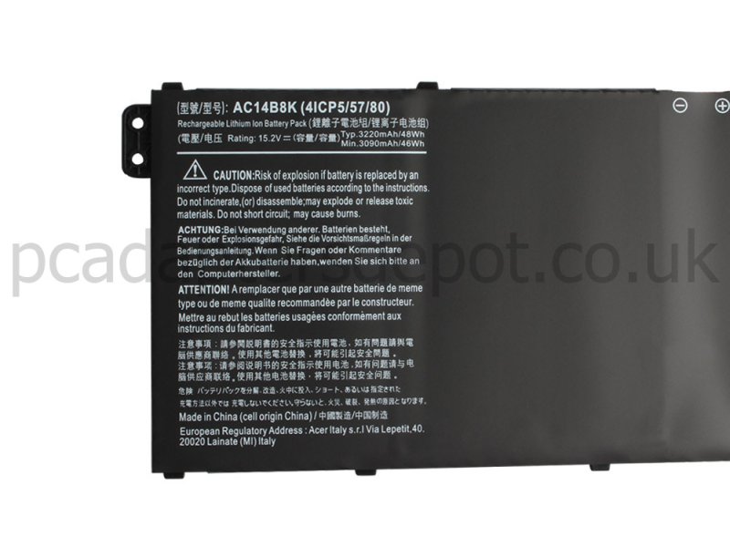 3220mAh 48Wh Battery Acer Aspire 7 A717-72G-52S7