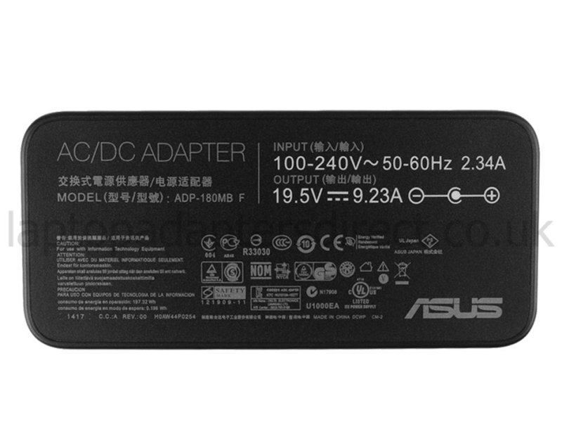 180W Asus ROG G702VMK-GC375T AC Adapter Charger