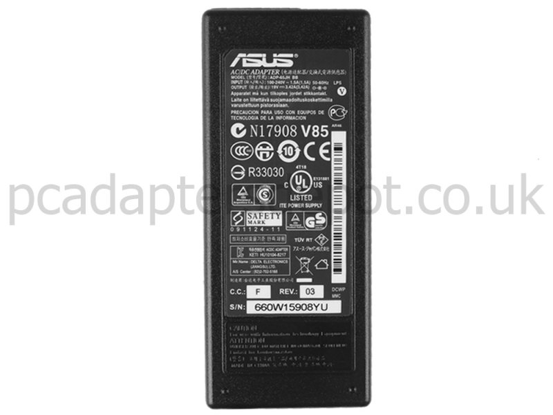 65W Asus VivoBook S551LN-DN079H AC Adapter Charger Power Cord
