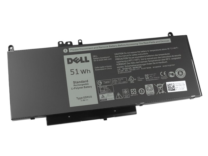 51Wh 4-Cell Dell Latitude 12 E5250 P25S001 Battery
