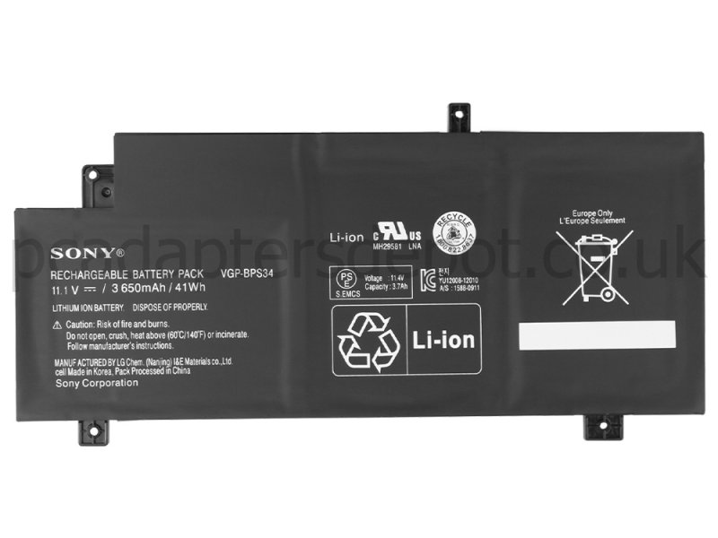 3650mAh Sony SVF14A1M2ES SVF14A1S9RB SVF14A19CJS.B.P Battery