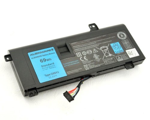 69Wh 6 Cell Dell Alienware G05YJ 0G05YJ Battery