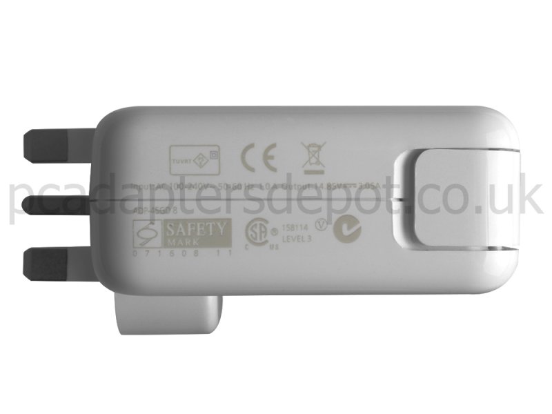 45W Magsafe 2 AC Adapter Charger for Apple MacBook Air 13 MQD42RS/A