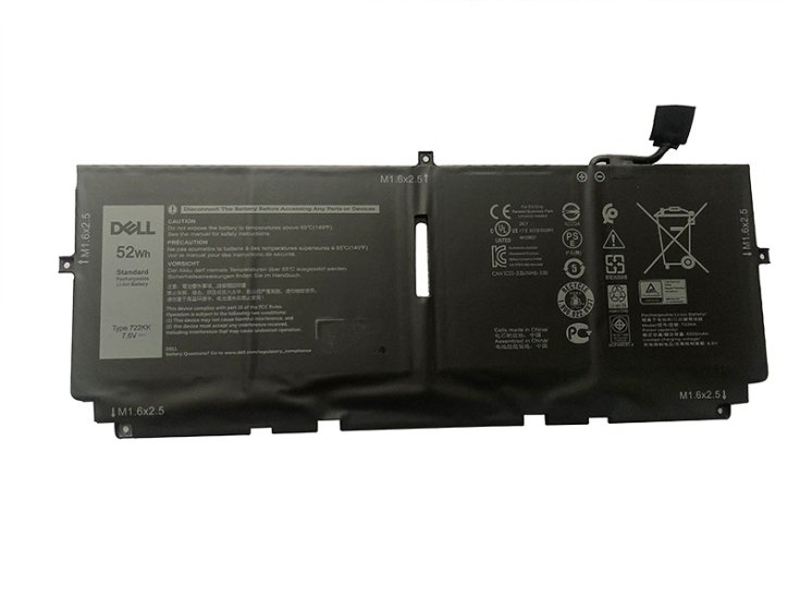 Battery Dell 2XXFW 722KK 6500mAh 52Wh - Click Image to Close