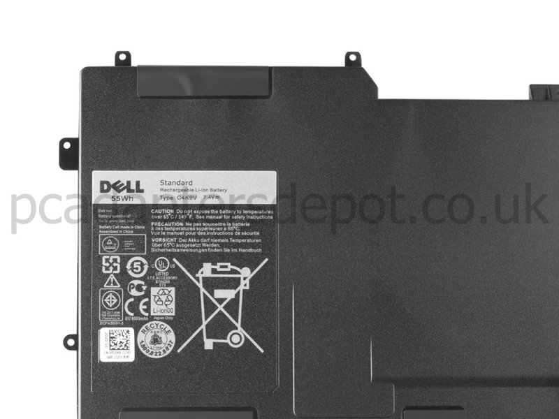Dell 3H76R Battery 55Wh 6-Cell