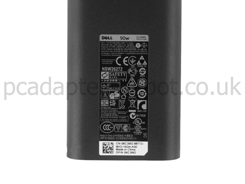 Dell Precision 3540-9FRHJ AC Adapter Charger 90W