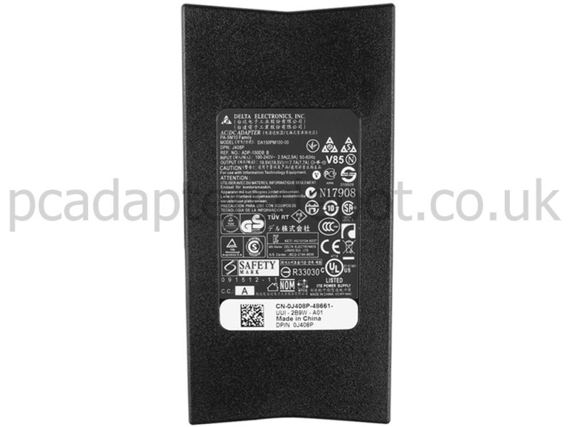 150W Slim Dell 330-5830 330-5829 AC Adapter Charger Power Cord