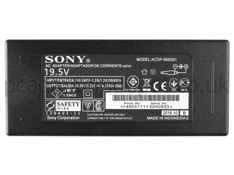 85W Sony Vaio VGN-FZ31L AC Adapter Charger