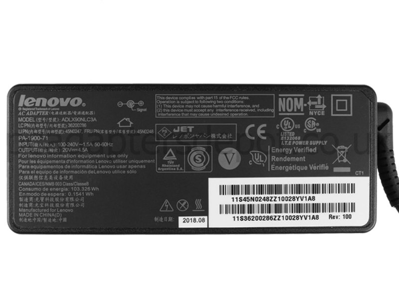 90W Lenovo ThinkPad Edge S430 3364 AC Adapter Charger + Cord