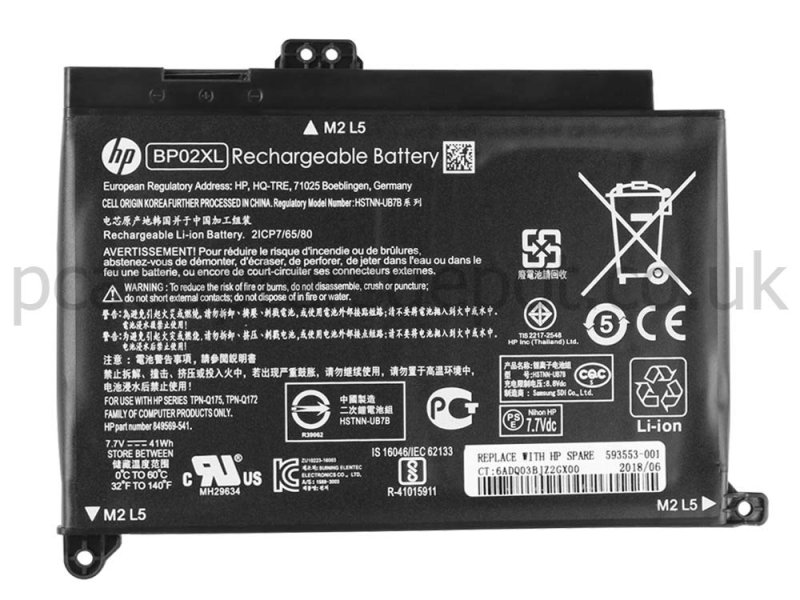 7.7V 41Wh HP Pavilion 15-aw004au 15-aw029na Battery