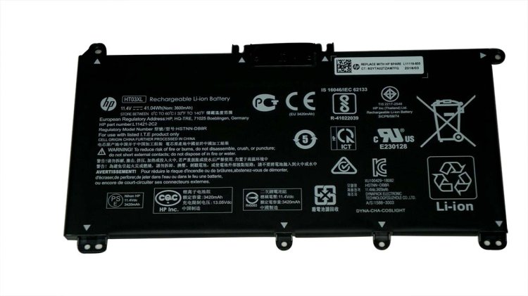 Battery HP 15-da0027ur 15-da0116ur 15-da0441tx 41.04Wh 3600mAh - Click Image to Close
